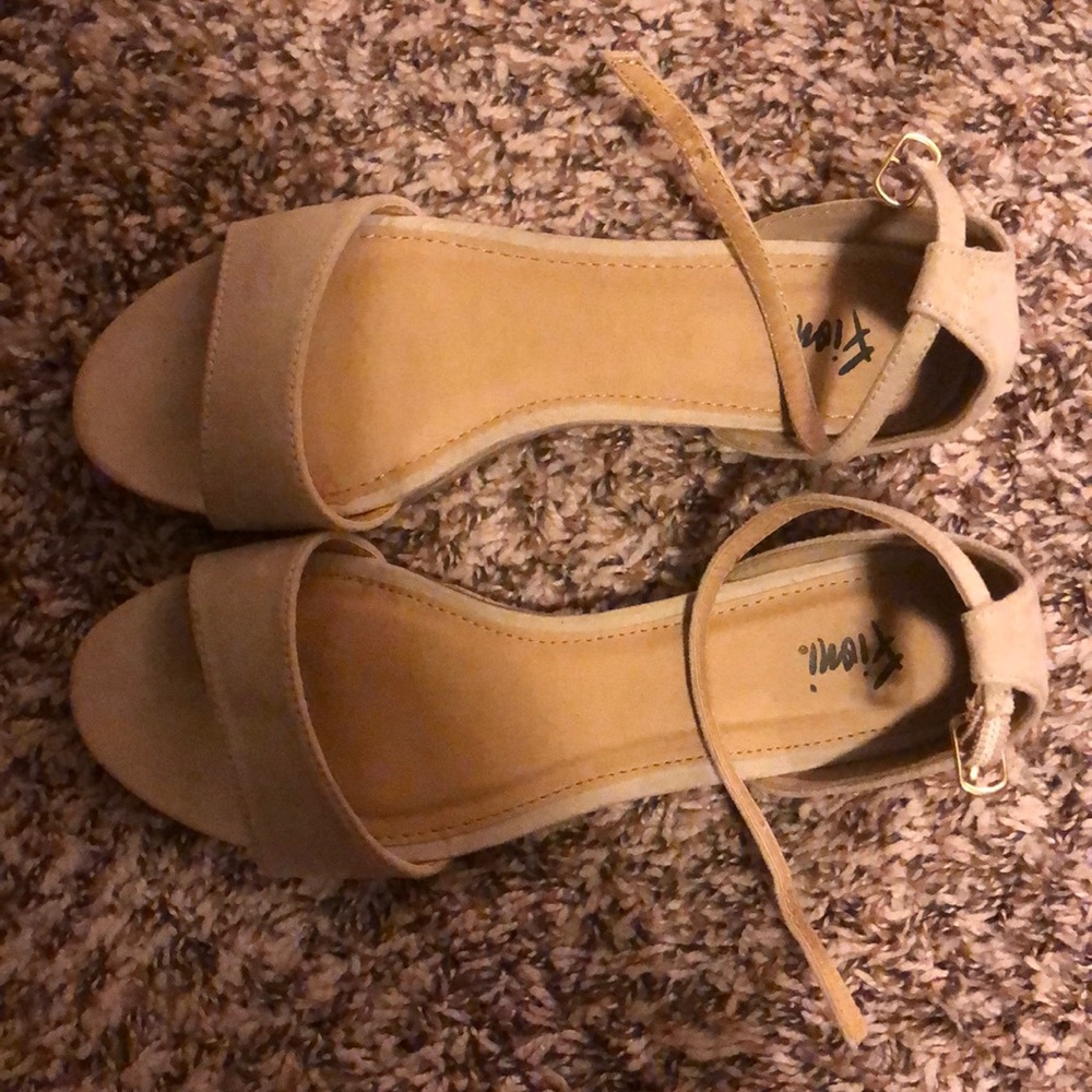 Nude sandals